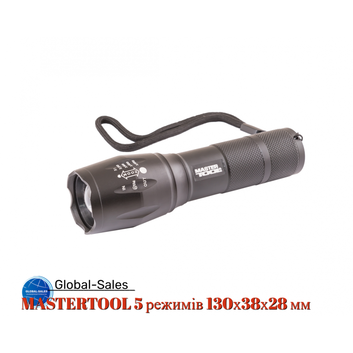 Фонарь Mastertool 1LED x 10 Вт x 5 режимов (94-0819)