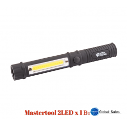 Фонарь магнитный Mastertool 2LED x 1 Вт (1COB) (94-0806)
