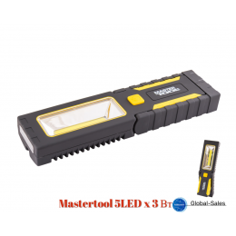 Фонарь магнитный Mastertool 5LED x 3 Вт (1COB) (94-0808)