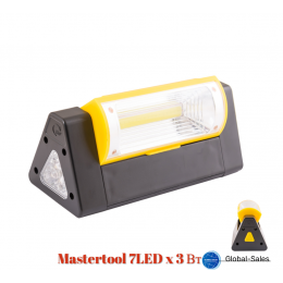 Фонарь магнитный Mastertool 7LED x 3 Вт (1COB) (94-0809)