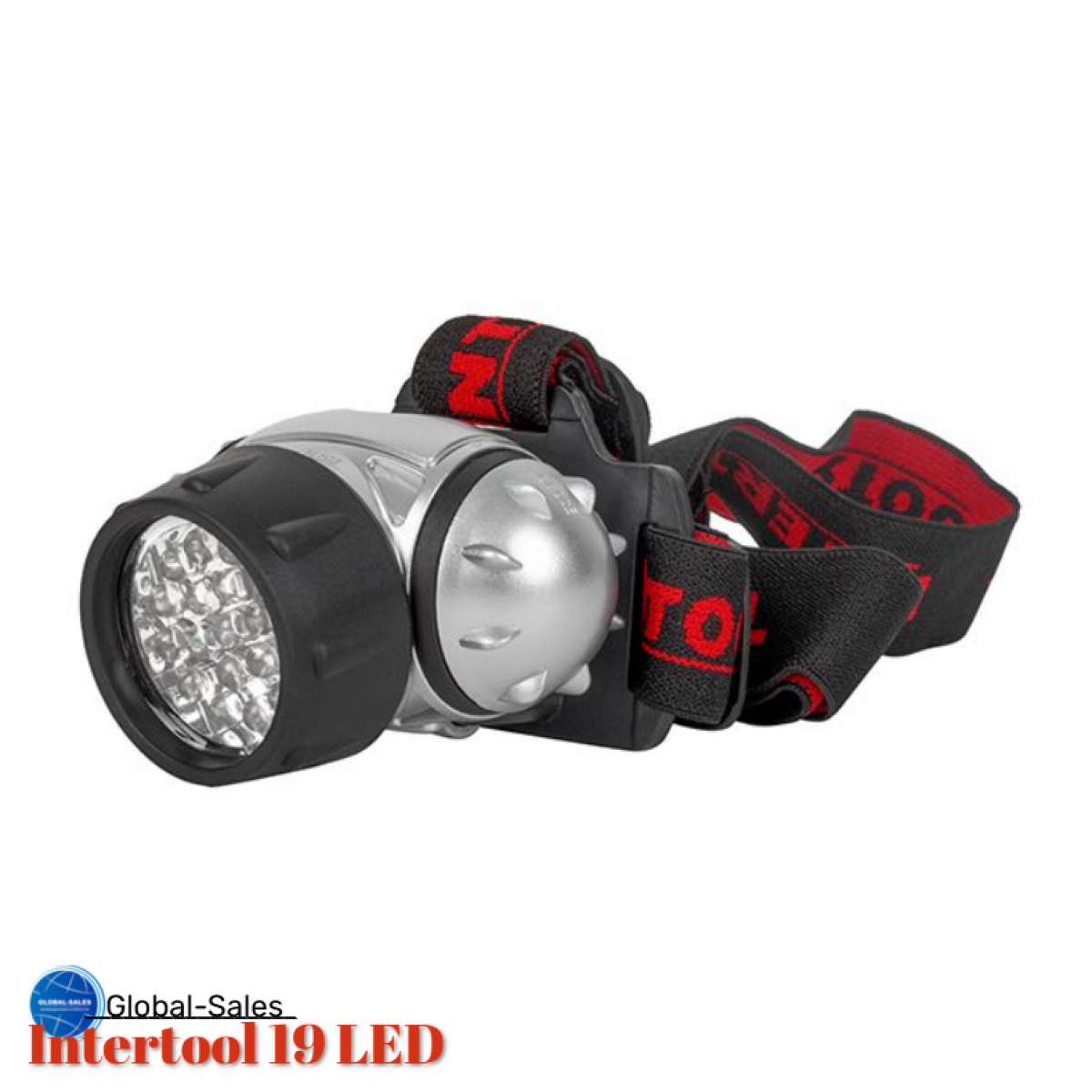 Фонарь налобный Intertool 19 LED (LB-0301)