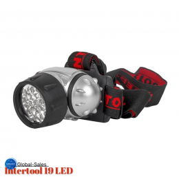 Фонарь налобный Intertool 19 LED (LB-0301)