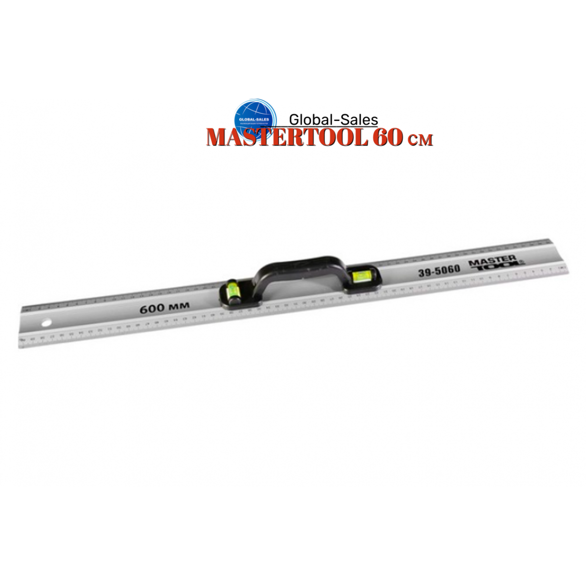 Линейка Mastertool 600 мм x 2 капсулы (39-5060) Линейка Mastertool 600 мм x 2 капсулы (39-5060)