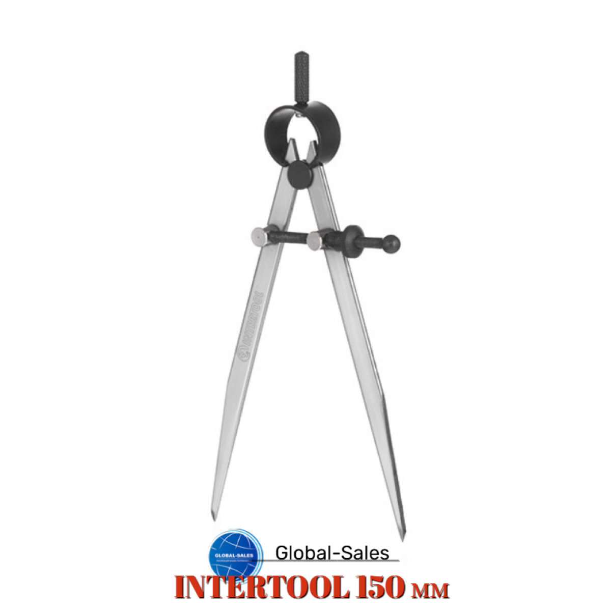 Циркуль разметочный Intertool 150мм (MT-0010) Циркуль разметочный Intertool 150мм (MT-0010)