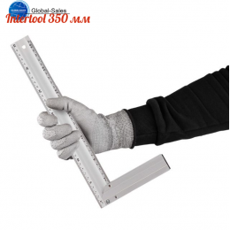 Угольник Intertool 350 мм алюминиевый (MT-2063) Угольник Intertool 350 мм алюминиевый (MT-2063)