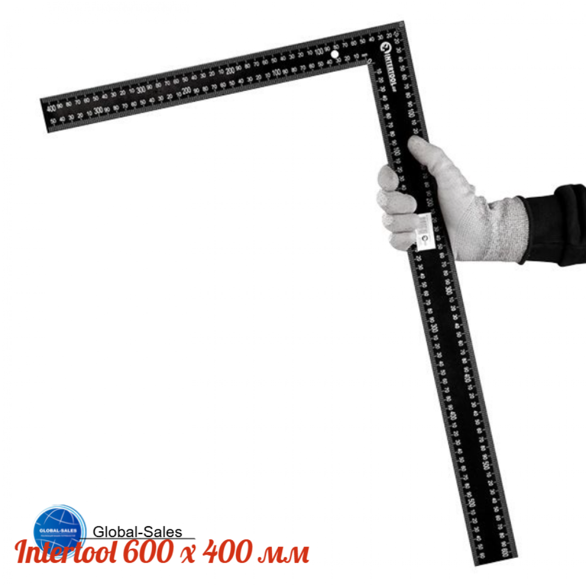 Угольник Intertool 600 х 400 мм (MT-2060)