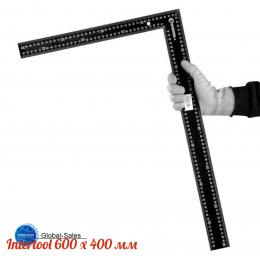 Угольник Intertool 600 х 400 мм (MT-2060) Угольник Intertool 600 х 400 мм (MT-2060)
