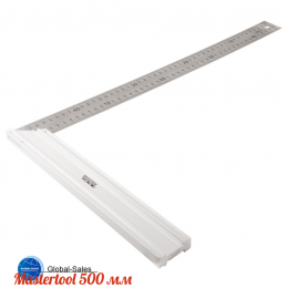 Угольник Mastertool 500 мм алюминий + нержавеющаяя сталь (30-1500) Угольник Mastertool 500 мм алюминий + нержавеющаяя сталь (30-1500)