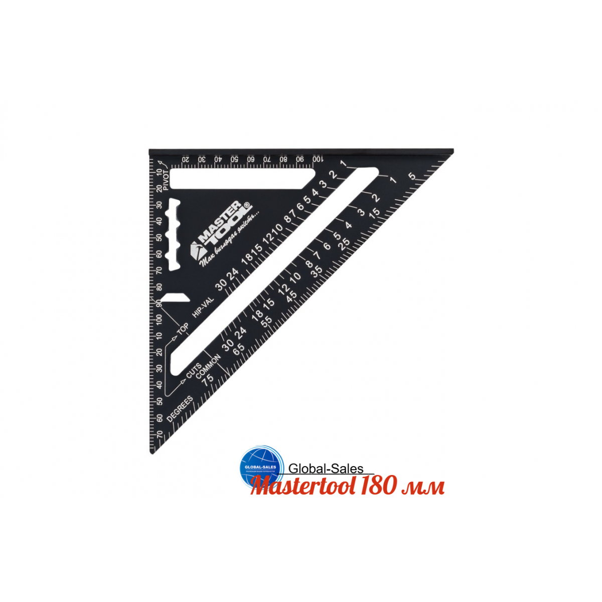Угольник плотника Mastertool 180 мм Swanson (30-3518) Угольник плотника Mastertool 180 мм Swanson (30-3518)