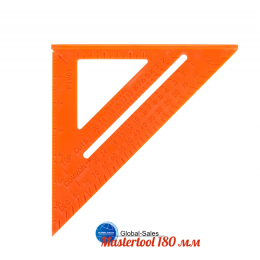 Угольник плотника Mastertool 180 мм пластиковый (30-3516) Угольник плотника Mastertool 180 мм пластиковый (30-3516)