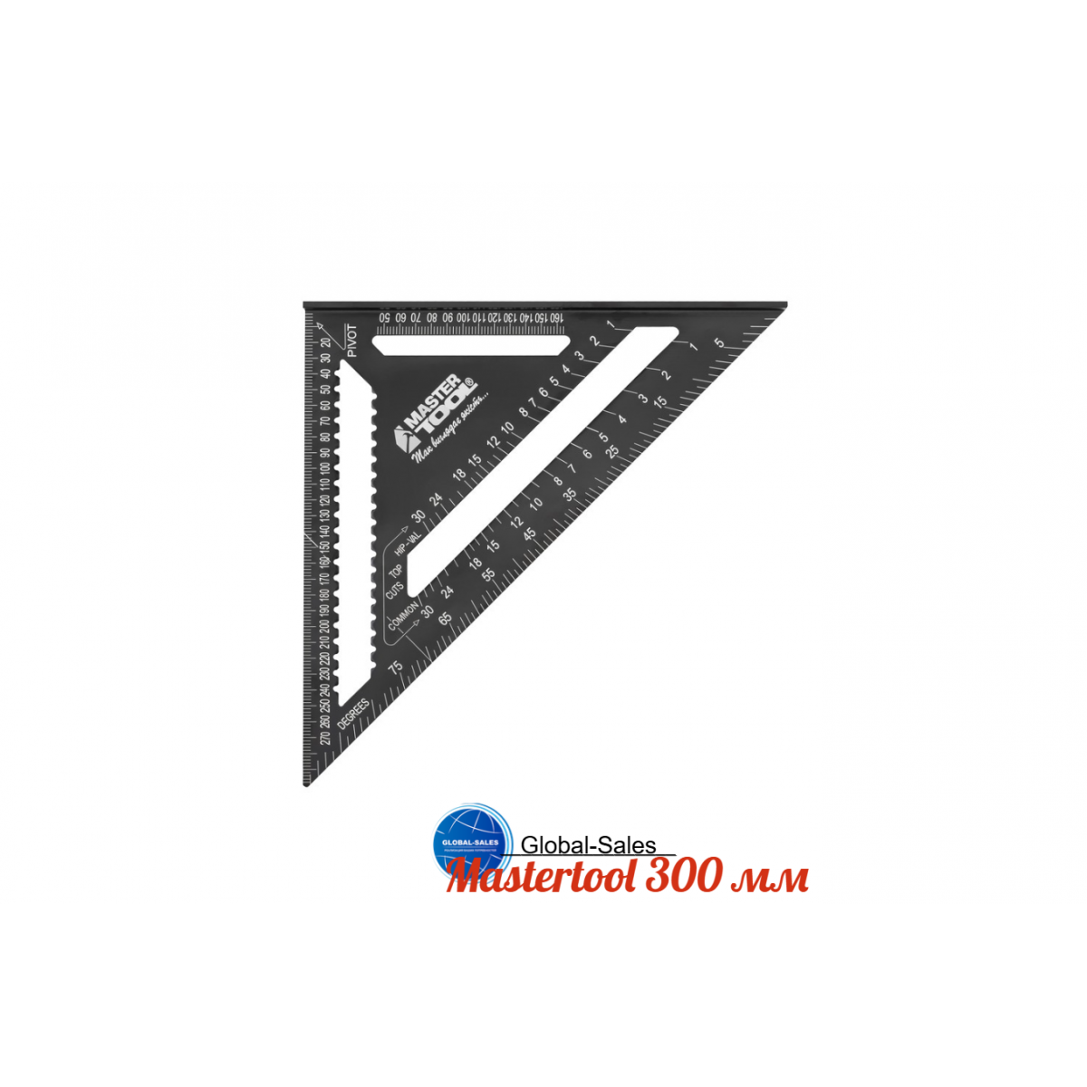 Угольник плотника Mastertool 300 мм Swanson (30-3519) Угольник плотника Mastertool 300 мм Swanson (30-3519)