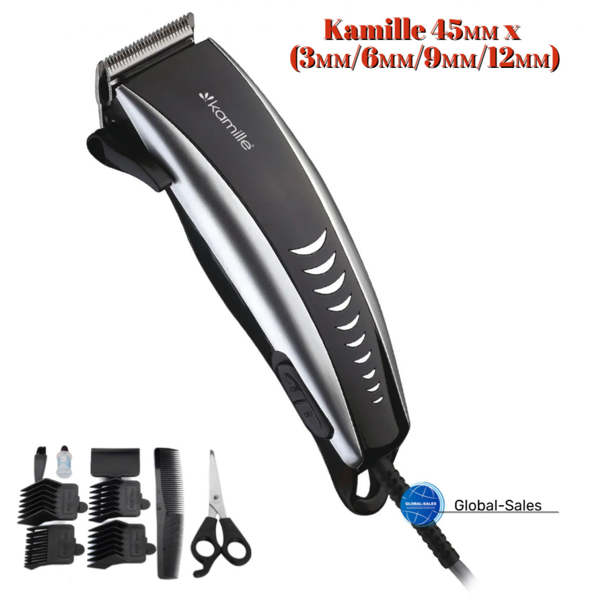 Машинка для стрижки Kamille 45мм x 9ед (6802)