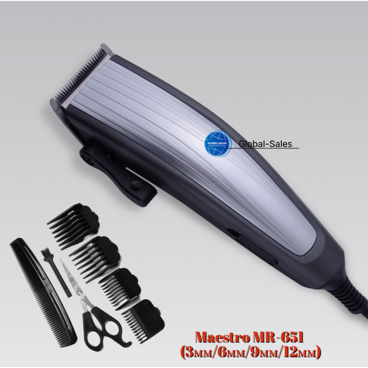 Машинка для стрижки Maestro MR-651 (MR-651SS)