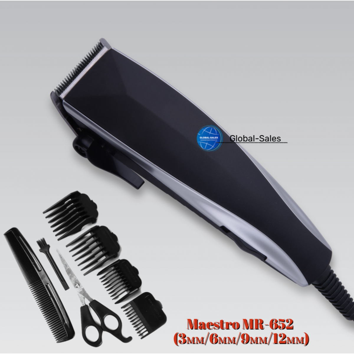 Машинка для стрижки Maestro MR-652 (MR-652SS) Машинка для стрижки Maestro MR-652 (MR-652SS)