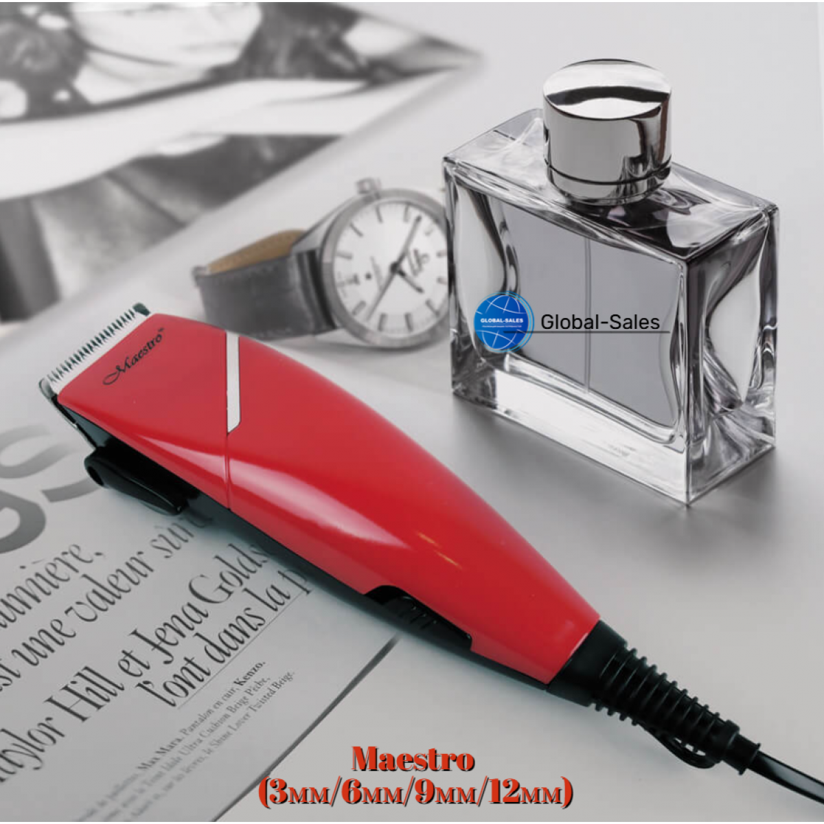 Машинка для стрижки Maestro MR-653C-Red (MR-653C-RED)