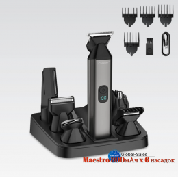 Триммер универсальный Maestro 800мАч x 6 насадок (MR-661) Триммер универсальный Maestro 800мАч x 6 насадок (MR-661)