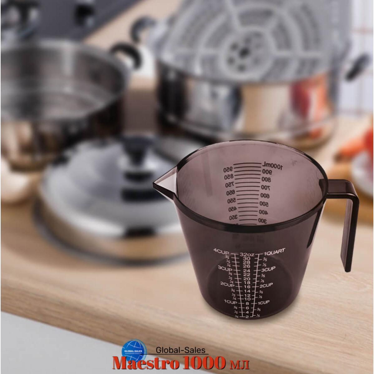Стакан мерный Maestro 1000 мл (MR-1740-1000)
