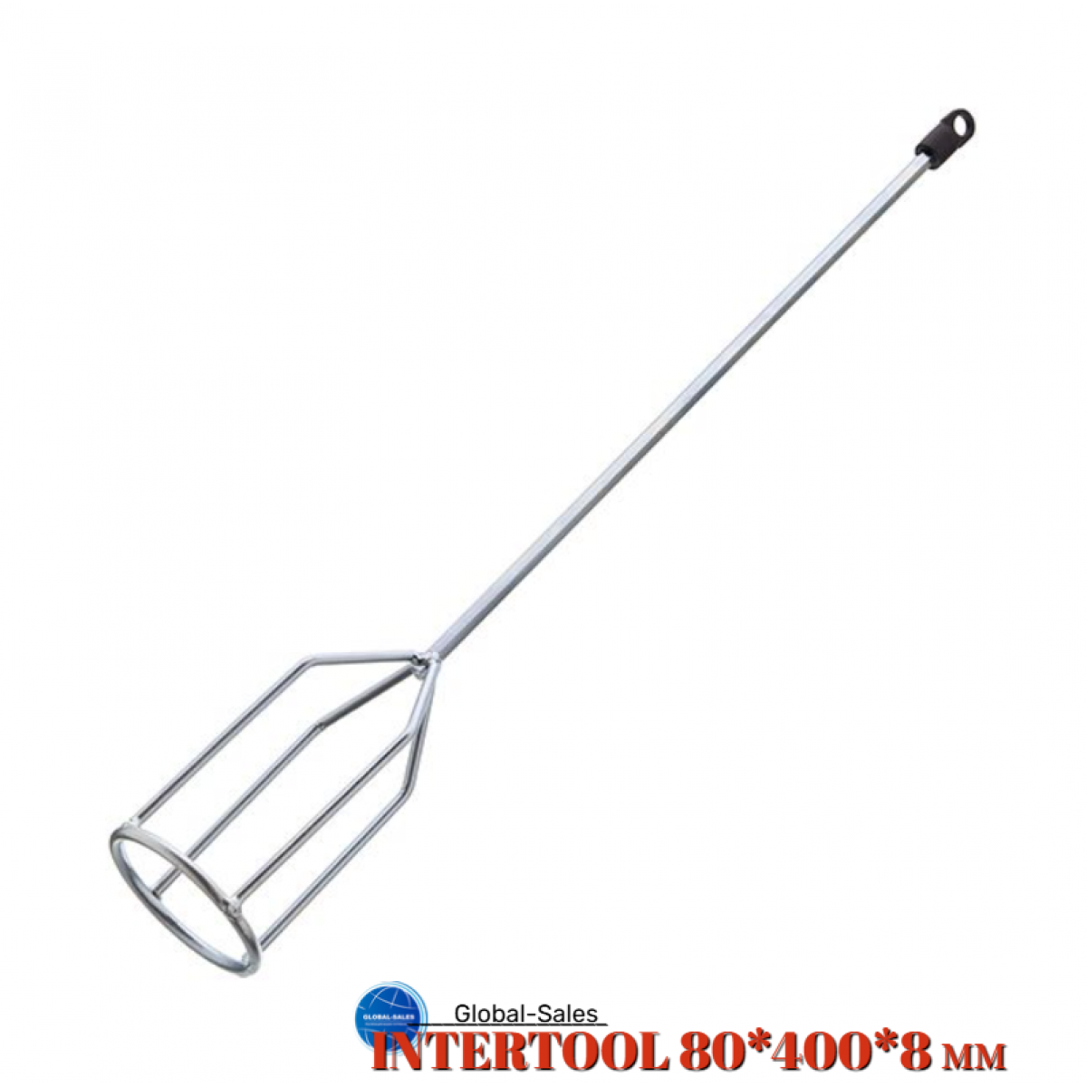 Миксер для гипса Intertool 80 х 400 х 8 мм (HT-4005)