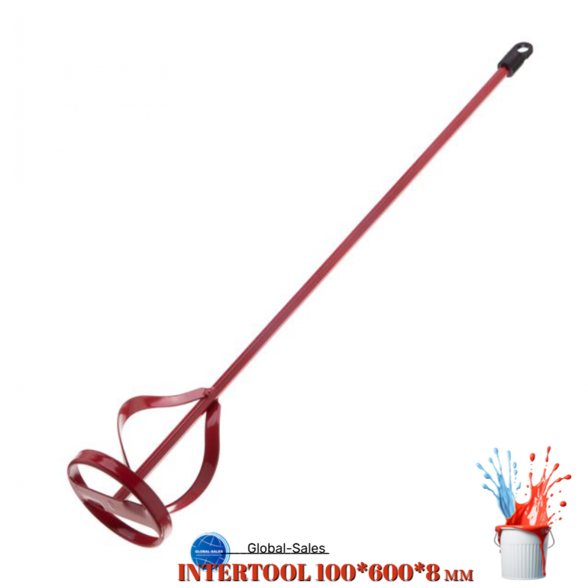 Миксер для красок Intertool 100 х 600 мм (HT-4002)