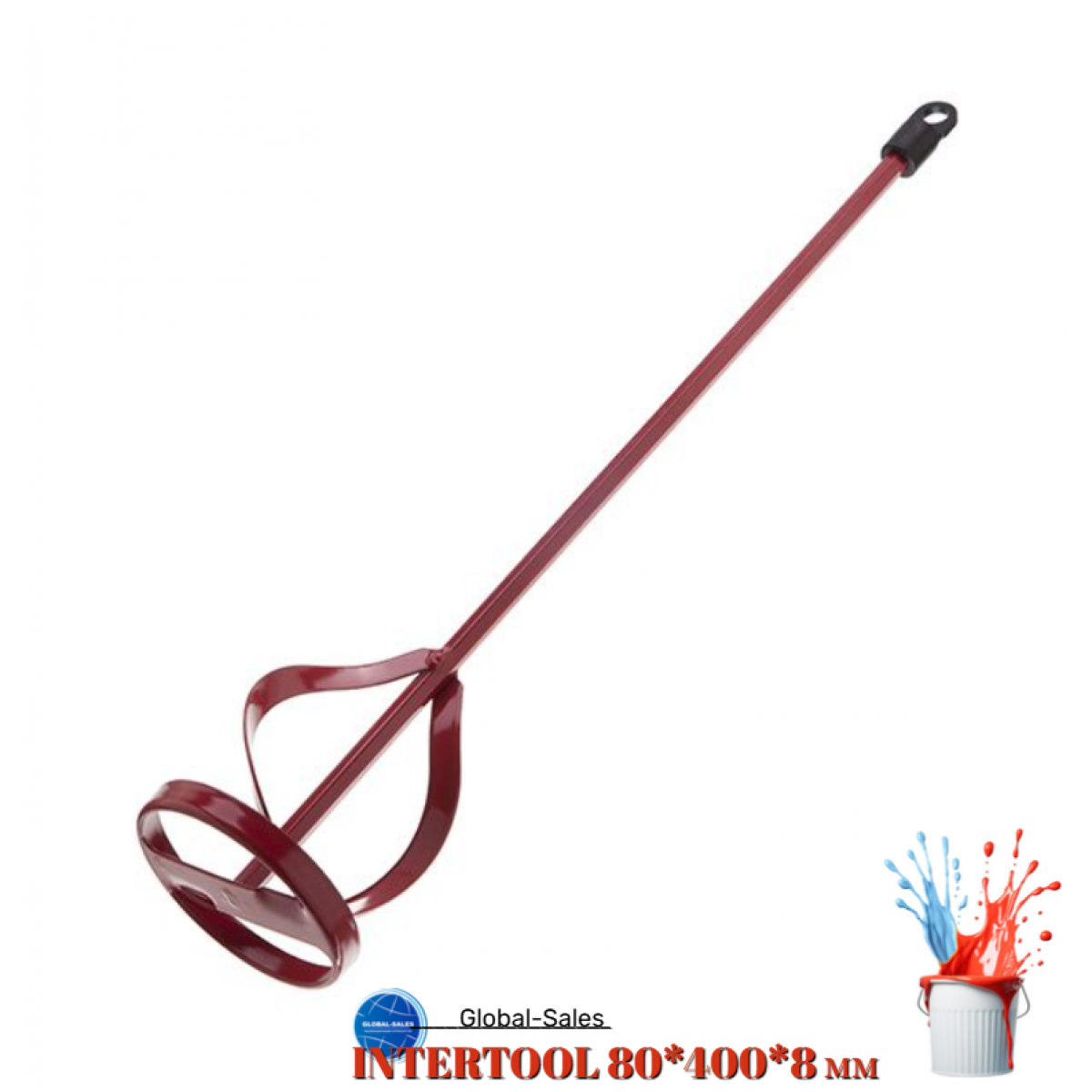 Миксер для красок Intertool 80 х 400 мм (HT-4001)