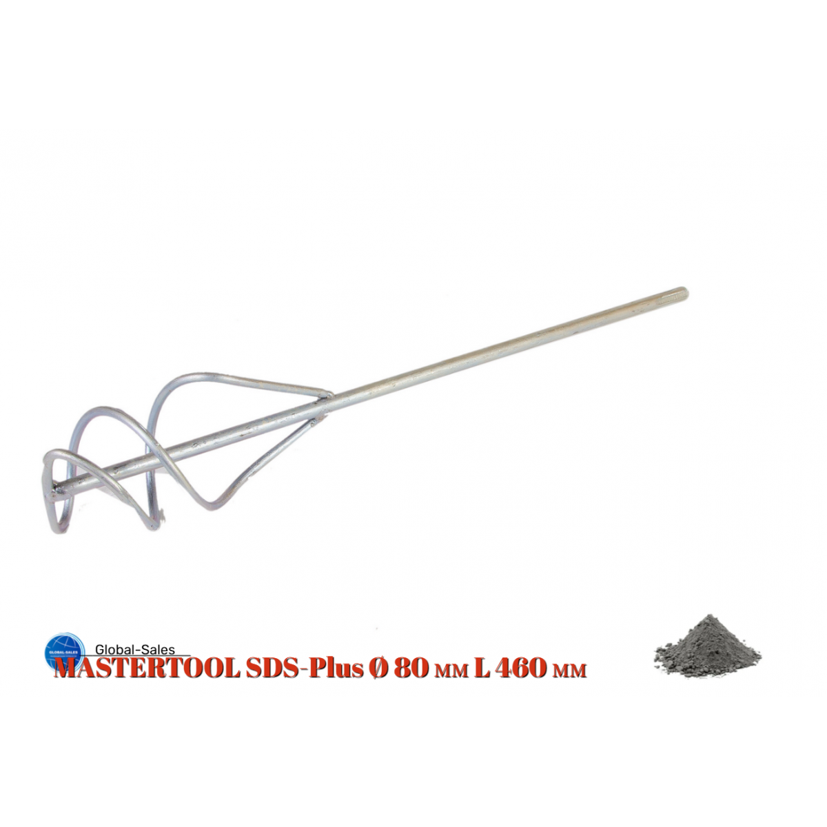 Миксер для раствора SDS+ Mastertool 80 x 460мм (80-0518)