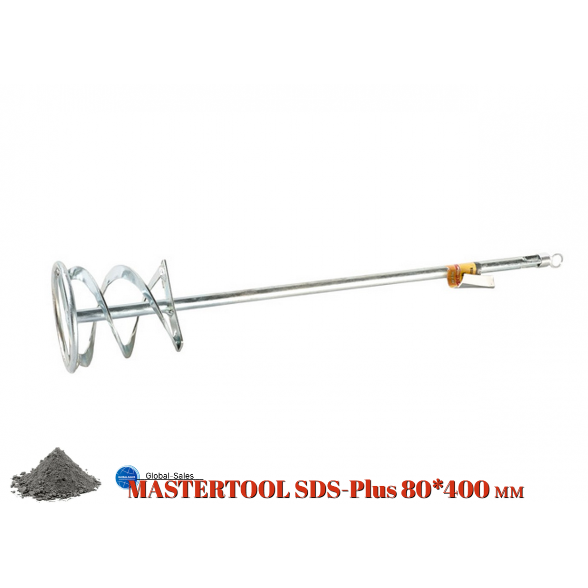 Миксер для сухих смесей SDS+ Mastertool 80 х 400 мм (80-0318) Миксер для сухих смесей SDS+ Mastertool 80 х 400 мм (80-0318)