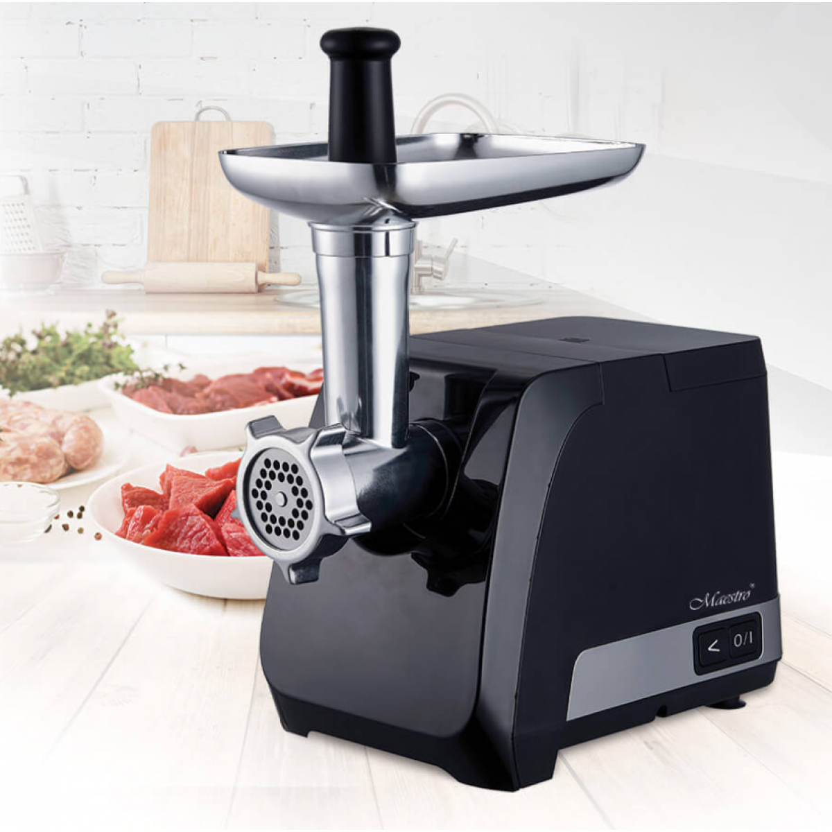 Мясорубка Maestro 2000Вт (MR-855) черная