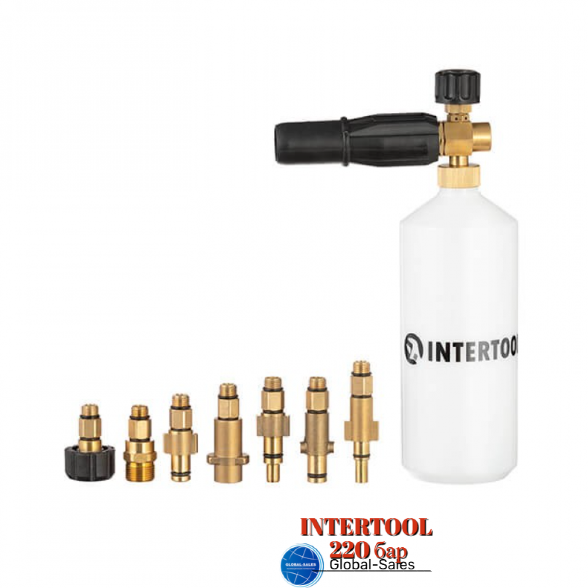 Насадка-пеногенератор Intertool 1000 мл (DT-1536) Насадка-пеногенератор Intertool 1000 мл (DT-1536)