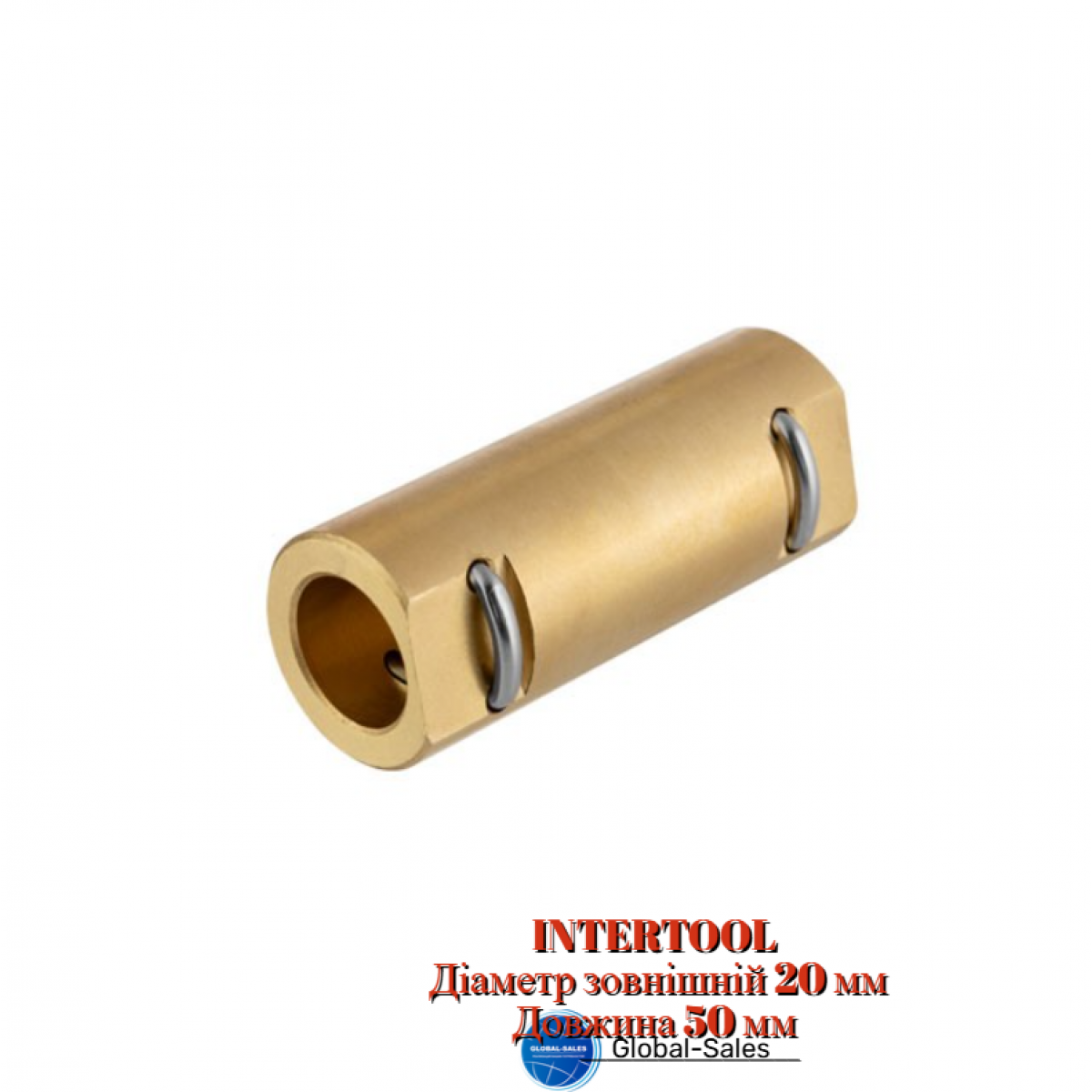 Коннектор для соединения шлангов высокого давления Intertool 20 мм (DT-1534)