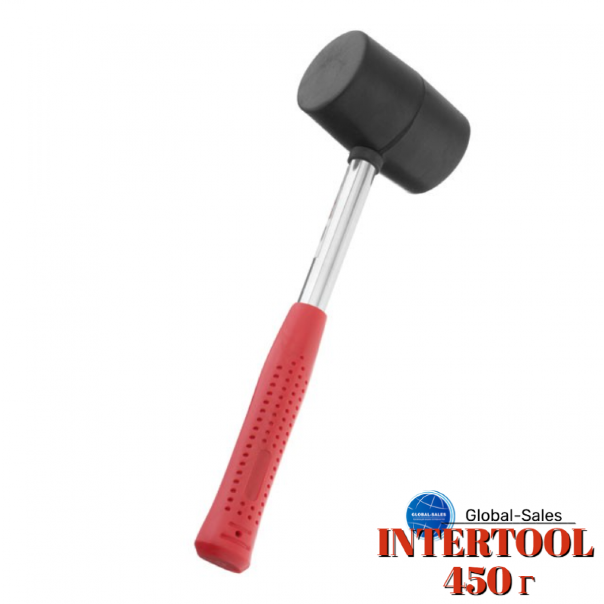 Киянка Intertool 450 г х 65 мм черная ручка металл (HT-0231) Киянка Intertool 450 г х 65 мм черная ручка металл (HT-0231)
