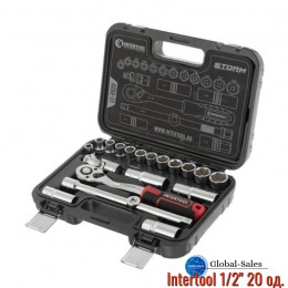 Набор инструмента Intertool 1/2" 20 ед. Storm (ET-8020)