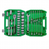 Набор инструмента Intertool 1/2" 38 ед. зеленый (ET-6038SP)