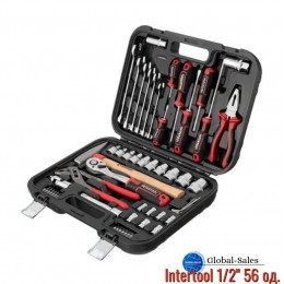 Набор инструмента Intertool 1/2" 56 ед. Storm (ET-8056)