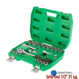 Набор инструмента Intertool 1/2" 21 ед. SemiPRO ET-6021SP (ET-6021SP)