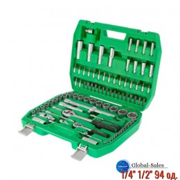 Набор инструмента Intertool 1/4" 1/2" 94 ед. SemiPro ET-6094SP (ET-6094SP)