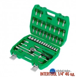 Набор инструмента Intertool 1/4" 46 ед. (ET-6046SP)