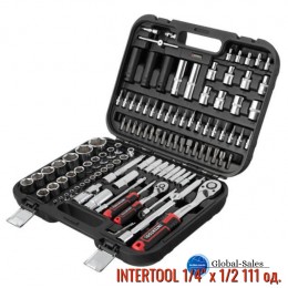 Набор инструмента Intertool 1/4" x 1/2 111 ед. Storm (ET-8111)