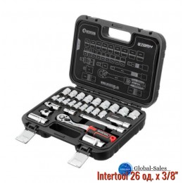 Набор инструмента Intertool 3/8" 26 ед. Storm (ET-8026)