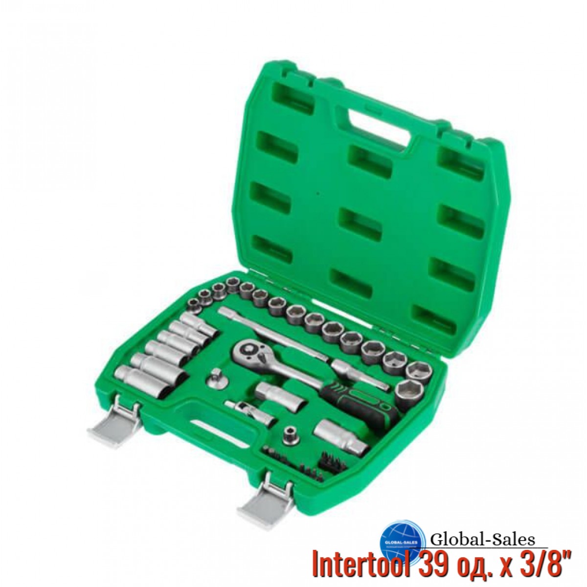 Набор инструмента Intertool 3/8" 39 ед. ET-6039SP (ET-6039SP)