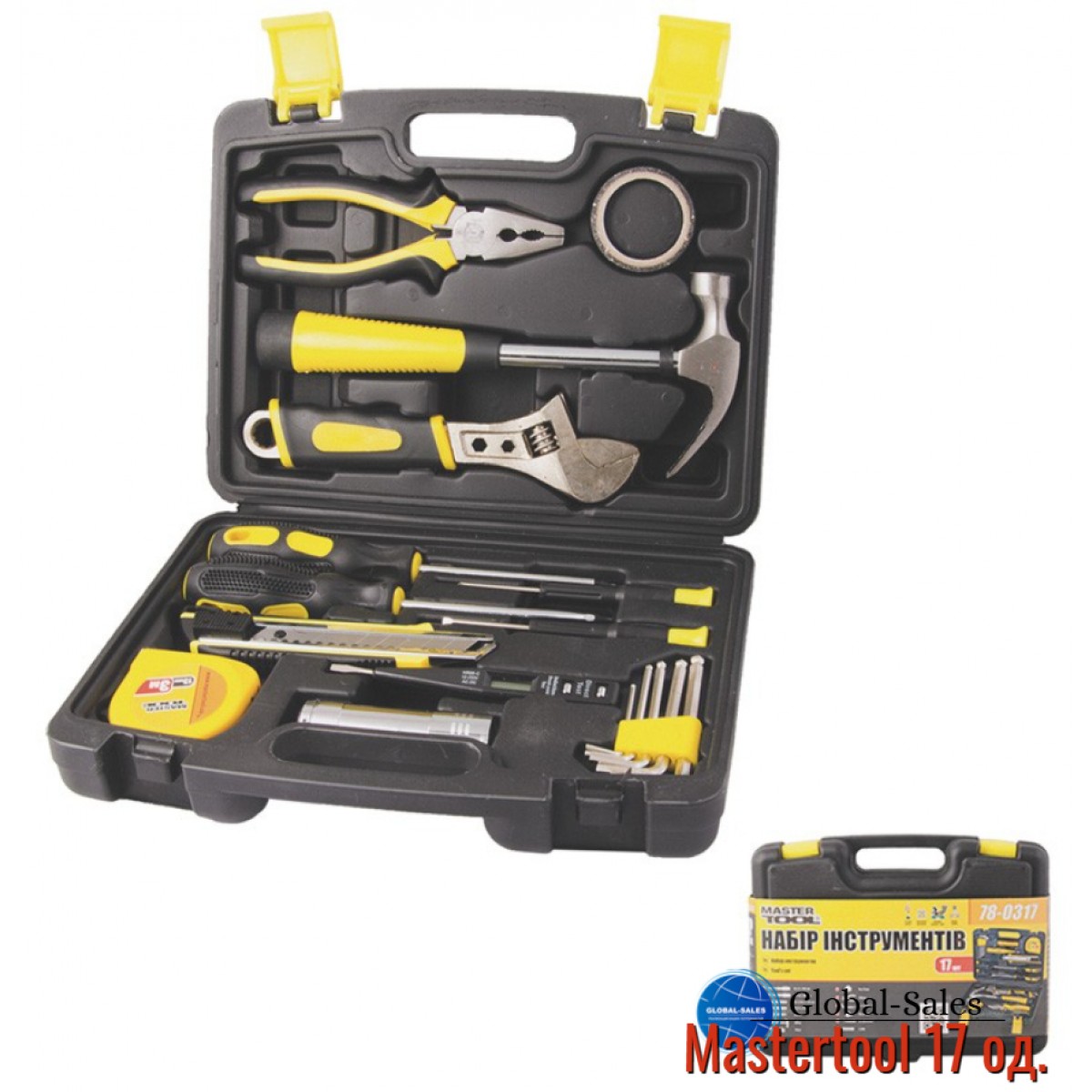 Набор инструмента Mastertool 17 ед. универсал (78-0317)