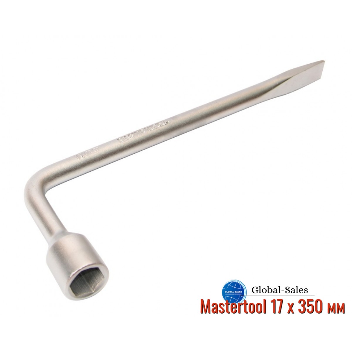 Ключ балонный L-образный Mastertool 17 х 350 мм (73-0117) Ключ балонный L-образный Mastertool 17 х 350 мм (73-0117)