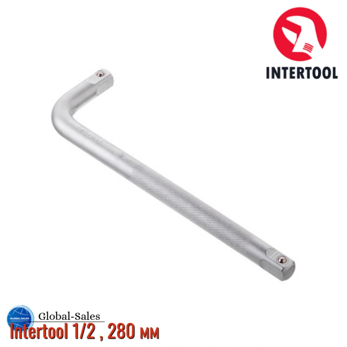 Вороток L-образный Intertool 1/2 , 280 мм 