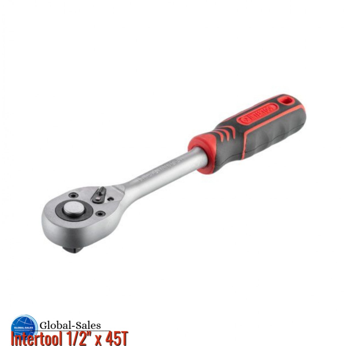 Ключ трещоточный (рукоятка с храповым механизмом) Intertool 1/2" х 45T Pro (HT-2119) Ключ трещоточный (рукоятка с храповым механизмом) Intertool 1/2" х 45T Pro (HT-2119)