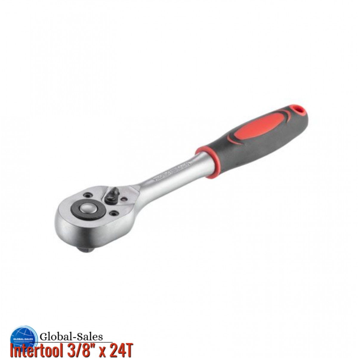 Ключ трещоточный (рукоятка с храповым механизмом) Intertool 3/8" х 24T Pro (HT-2105) Ключ трещоточный (рукоятка с храповым механизмом) Intertool 3/8" х 24T Pro (HT-2105)