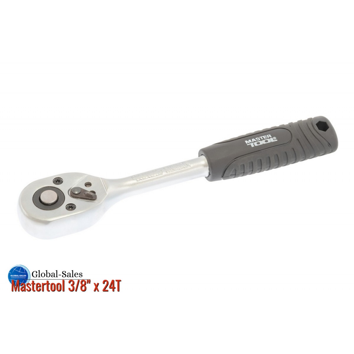 Ключ трещоточный Mastertool 3/8" x 24T (78-0221) Ключ трещоточный Mastertool 3/8" x 24T (78-0221)