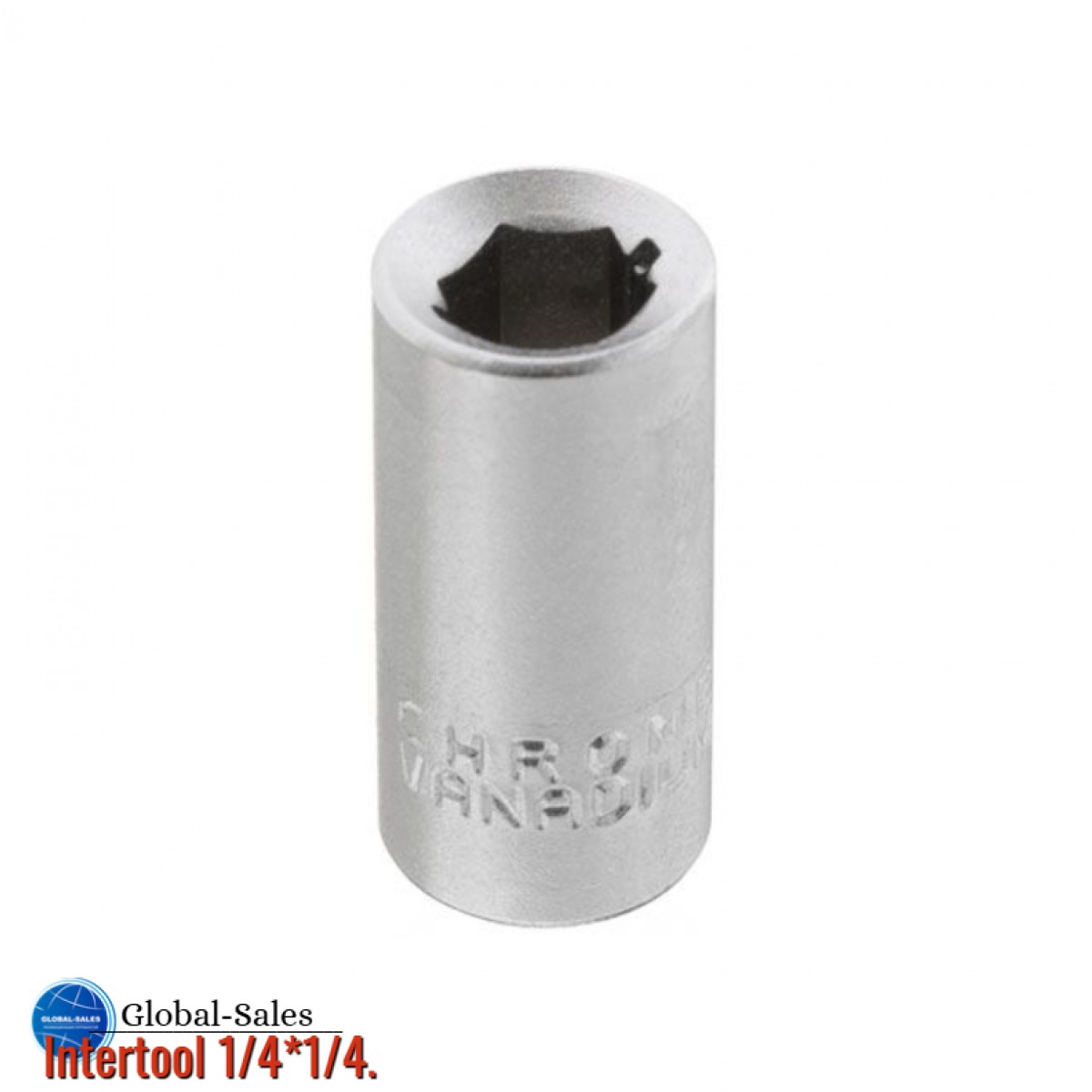 Переходник Intertool 1/4" квадрат х 1/4" шестигранник 25 мм (ET-1101) Переходник Intertool 1/4" квадрат х 1/4" шестигранник 25 мм (ET-1101)