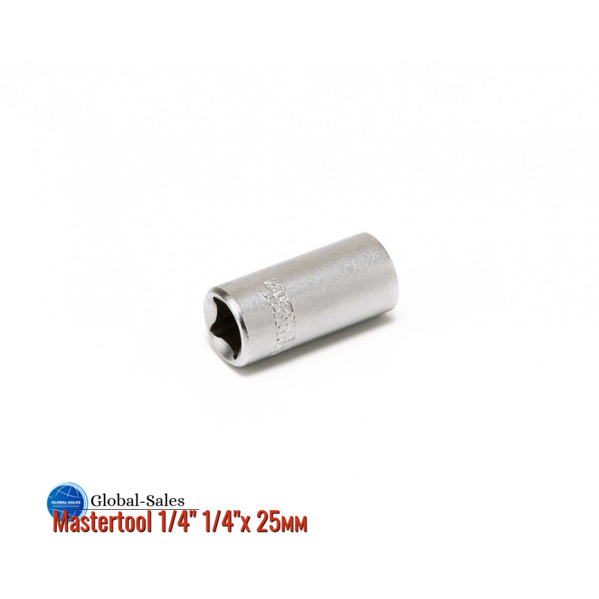 Переходник Mastertool 1/4" квадрат x 1/4" шестигранник (78-0087) Переходник Mastertool 1/4" квадрат x 1/4" шестигранник (78-0087)