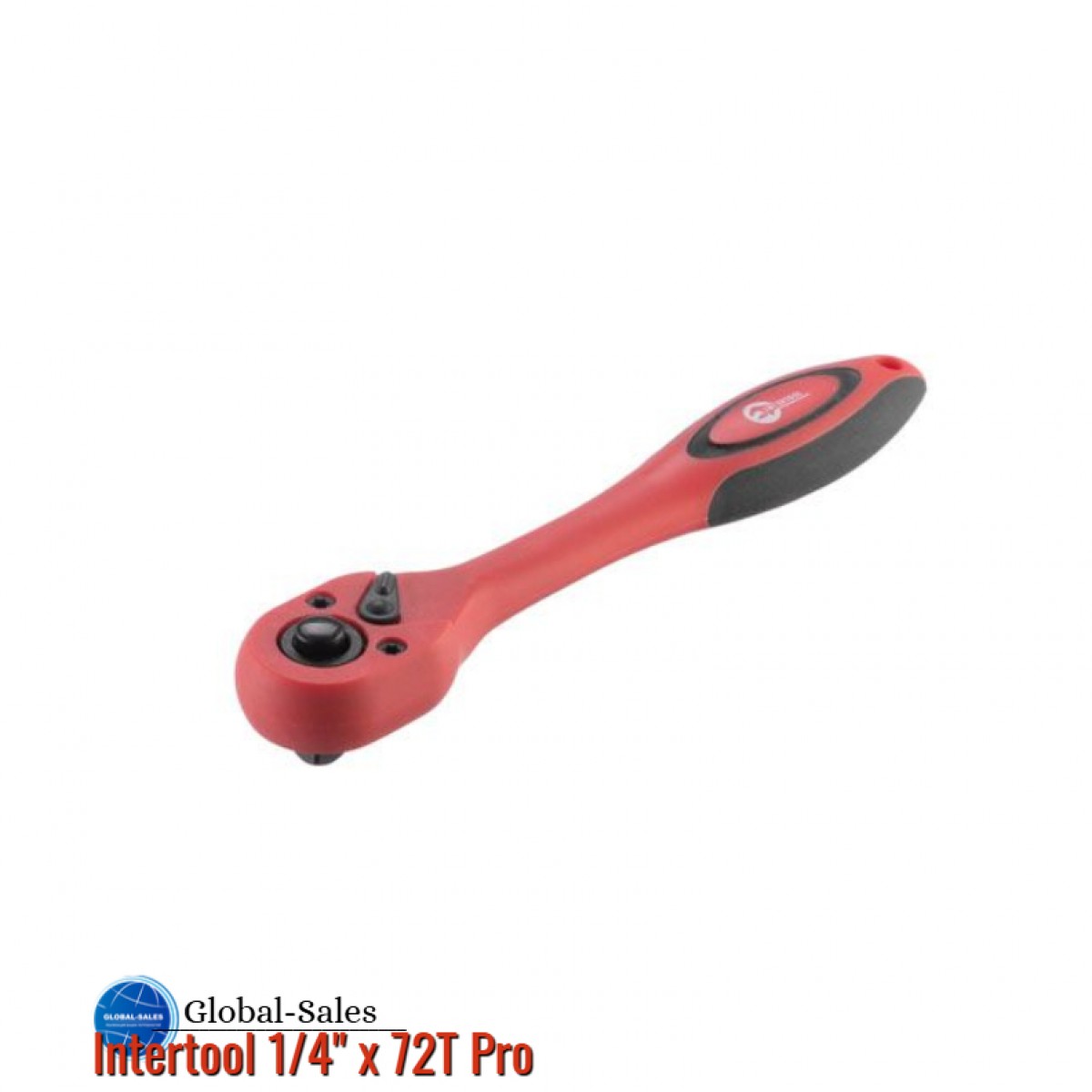 Рукоятка с храповым механизмом Intertool 1/4" х 72T Pro (HT-2111) Рукоятка с храповым механизмом Intertool 1/4" х 72T Pro (HT-2111)