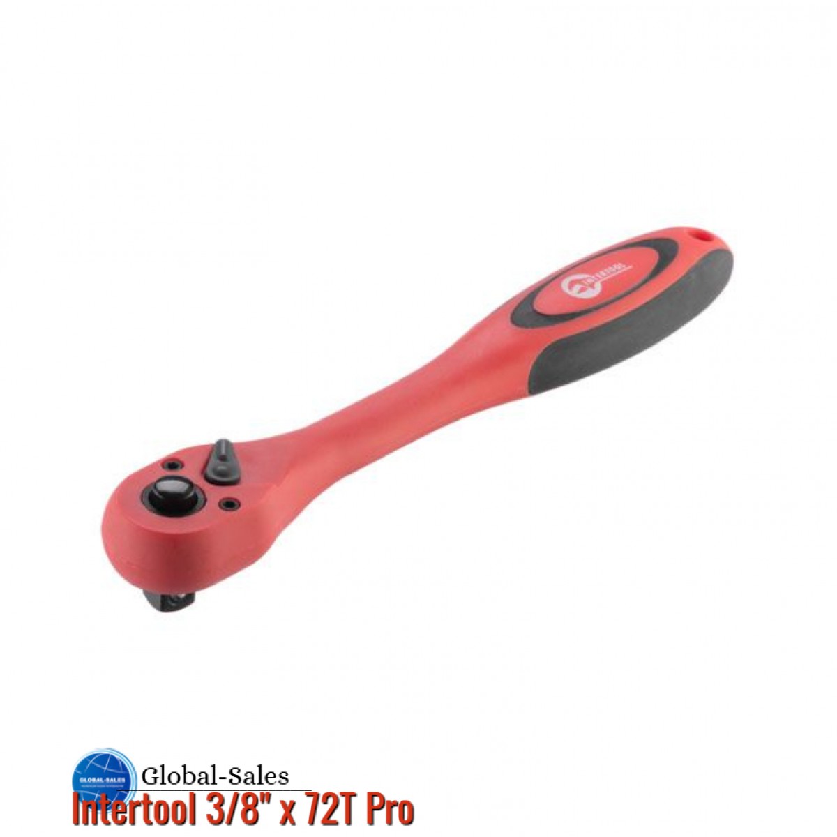 Рукоятка с храповым механизмом Intertool 3/8" х 72T Pro (HT-2112)