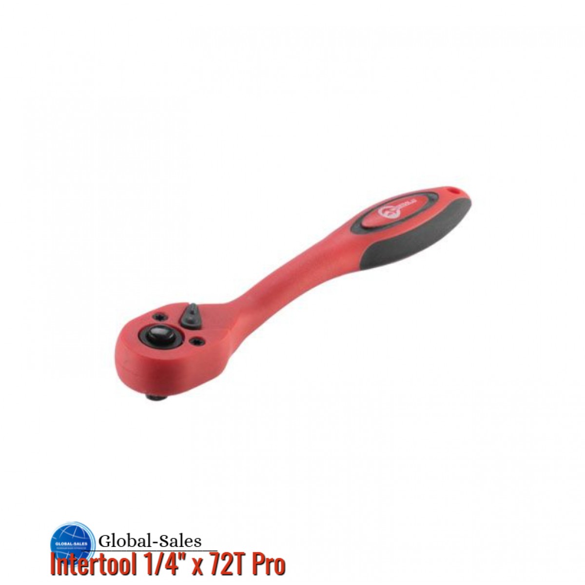 Рукоятка с храповым механизмом Intertool изогнутая 1/4" х 72T Pro (HT-2107) Рукоятка с храповым механизмом Intertool изогнутая 1/4" х 72T Pro (HT-2107)